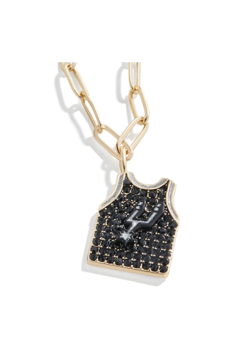 BaubleBar San Antonio Spurs Team Jersey Necklace, Alternate, color, 