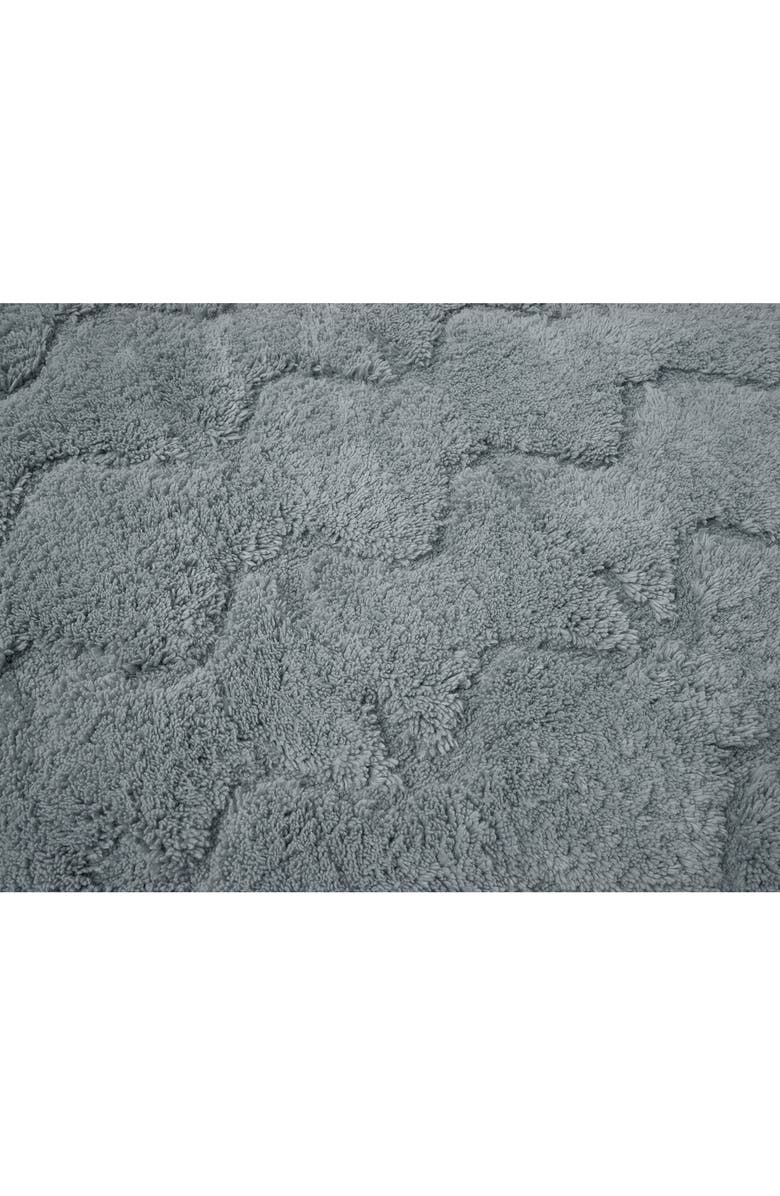 Coyuchi Diamond Shag Organic Cotton Bath Rug, Alternate, color, Fossil