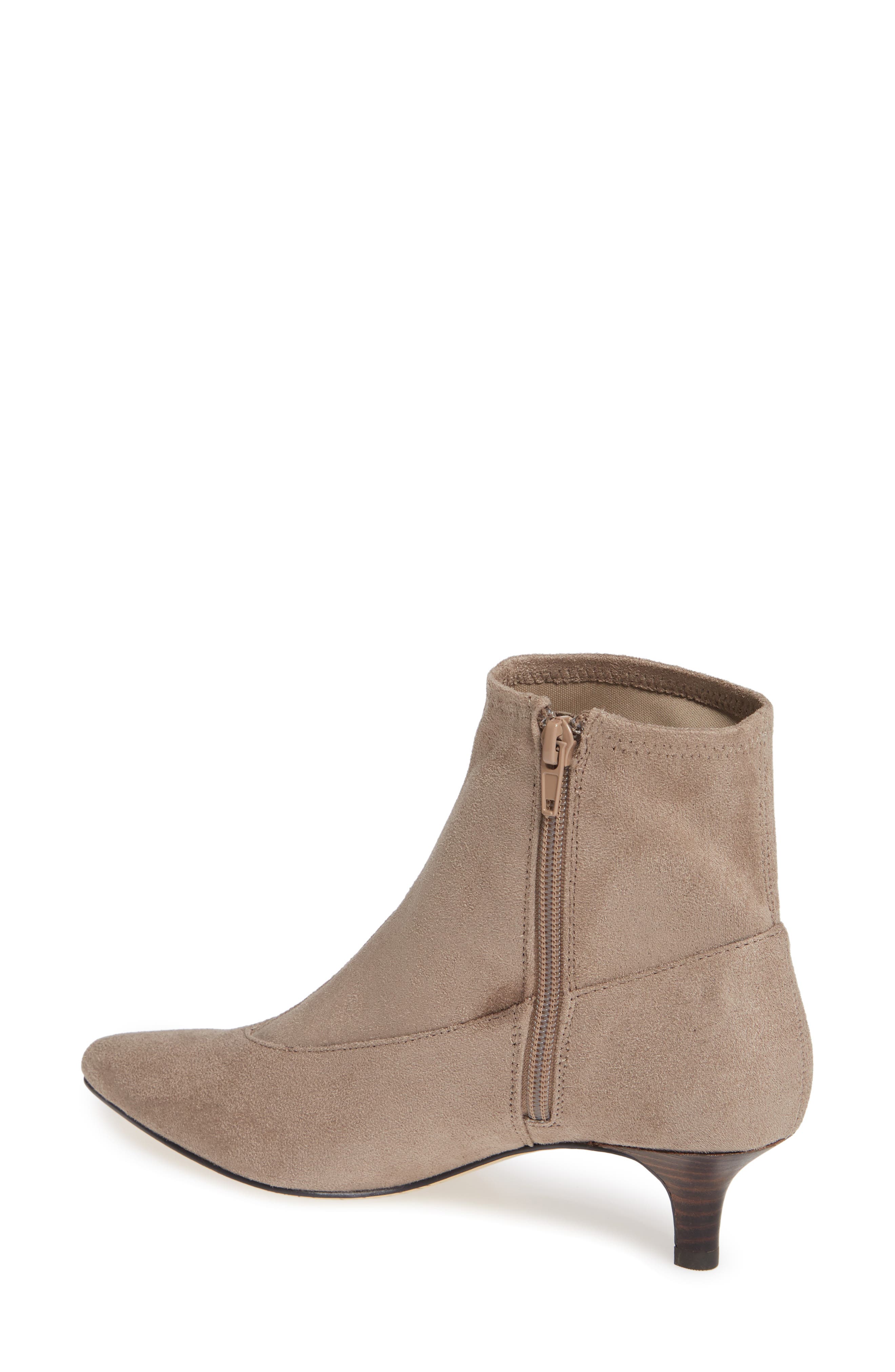 Stephanie II Stretch Bootie, Alternate, color, STONE FAUX SUEDE