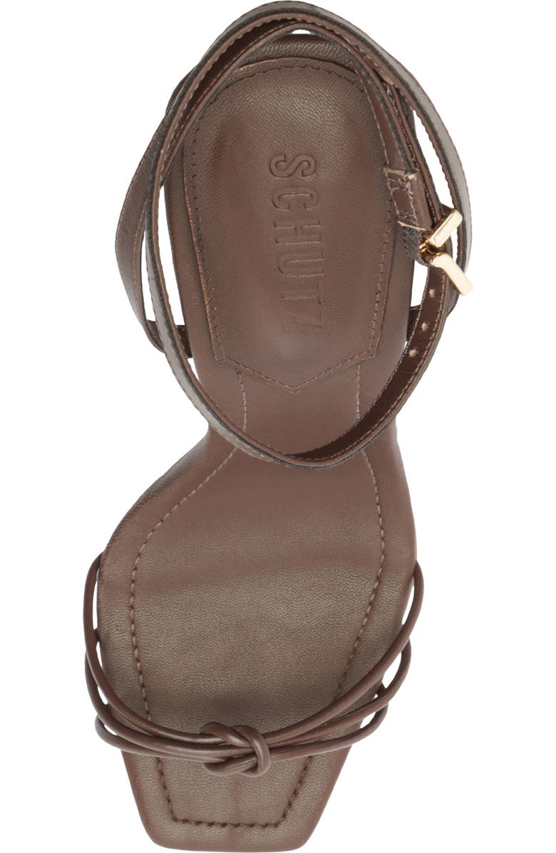 Schutz Haven Ankle Strap Sandal, Alternate, color, Root Brown