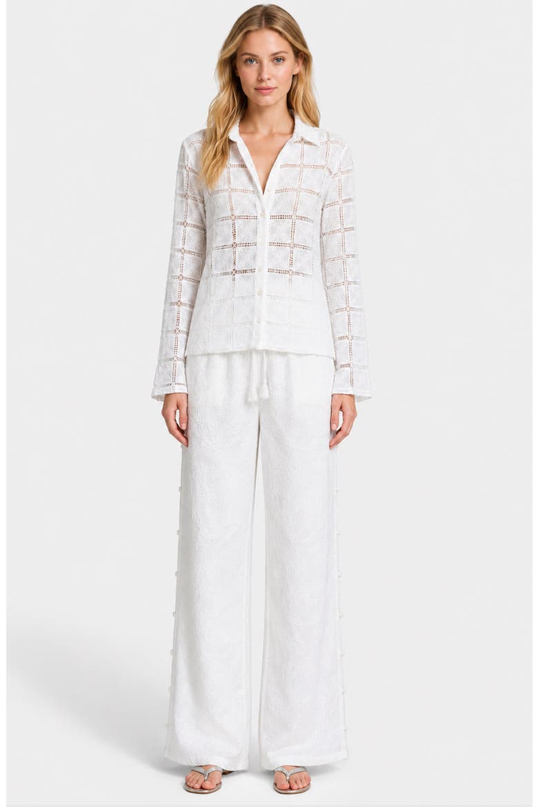 Guadalupe Pants, Alternate, color, Ivory