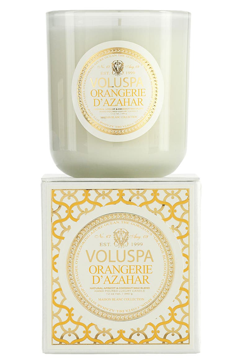 'Maison Blanc - Orangerie d'Azahar' Boxed Candle, Main, color, NO COLOR