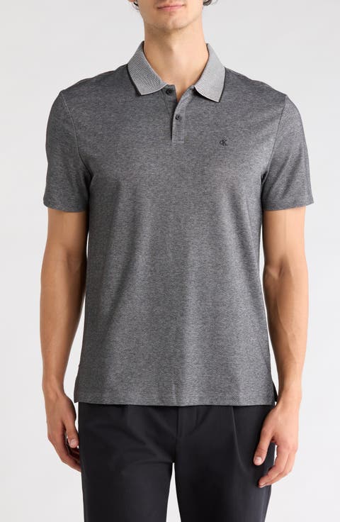 Birdseye Heather Interlock Polo