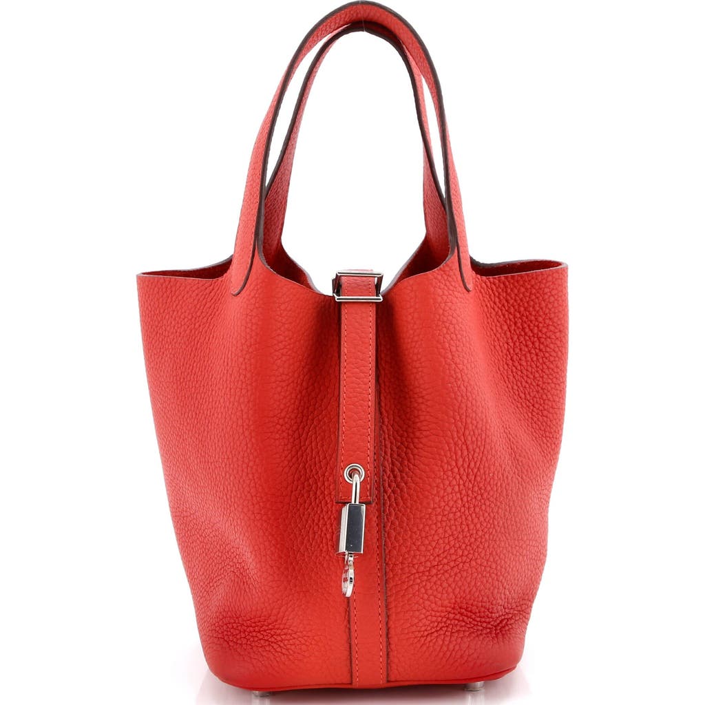 Pre-owned Hermes Hermes Picotin Lock Bag Clemence Pm