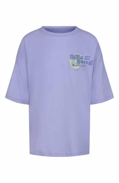 Billabong Kids' Sound Oversize Cotton Graphic T-Shirt