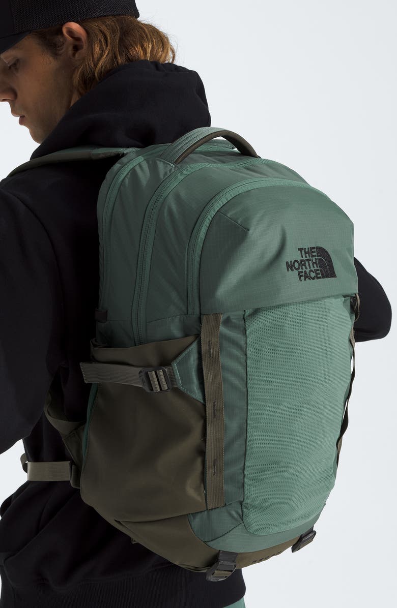 The North Face Recon 28L Water Repellent Backpack, Alternate, color, Duck Green/ New Taupe Green