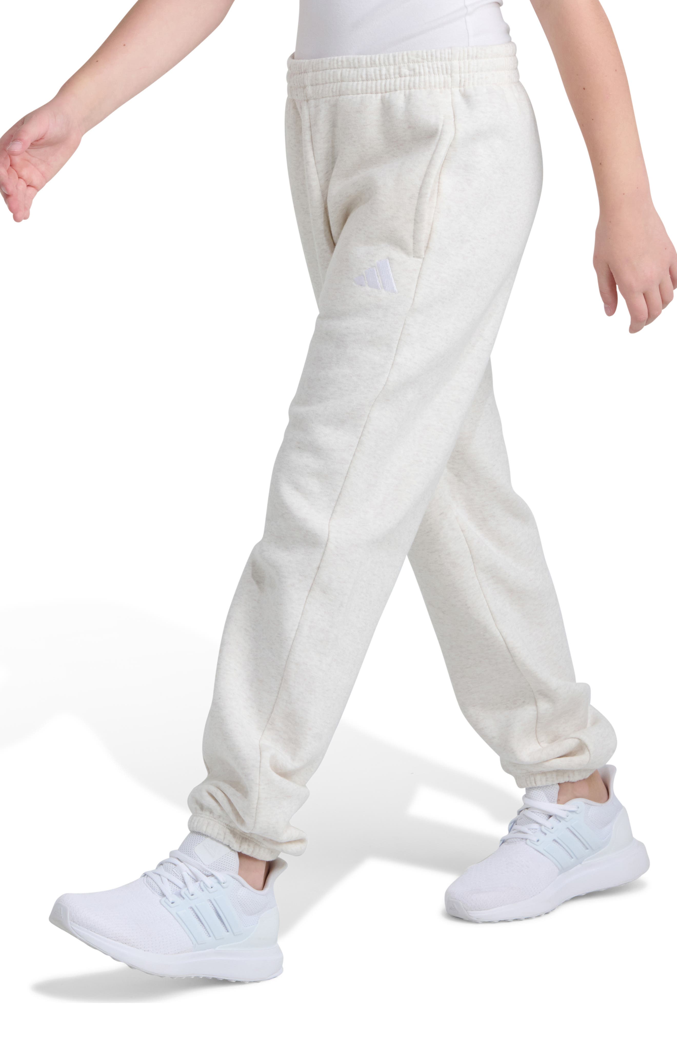 adidas Kids' Minimal Logo Heather Sweat Pants | Nordstrom