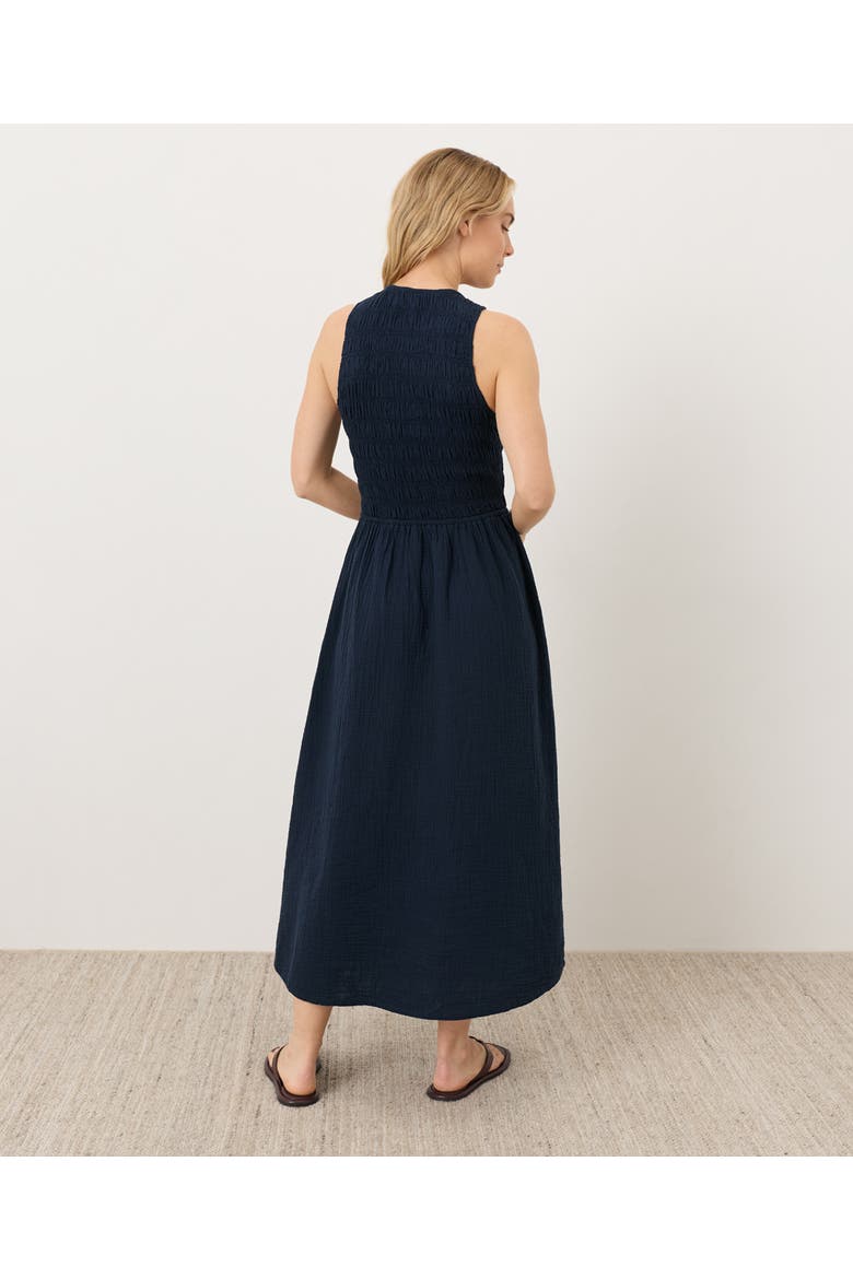 pact cotton gauze dress Womens Coastal Double Gauze Beach To Brunch Maxi Dress made with Organic Cotton