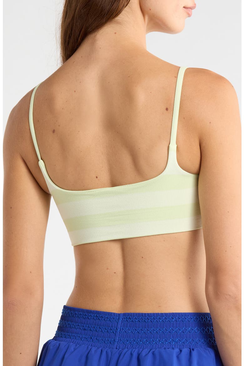 FP Movement Remember My Name Stripe Bra, Alternate, color, WHIPPED LIME COMBO