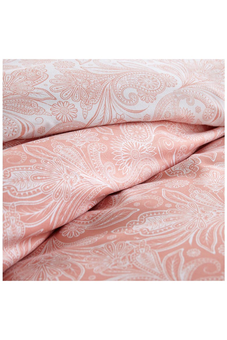 Premium Collection Perfect Paisley Comforter Set, Alternate, color, CORAL