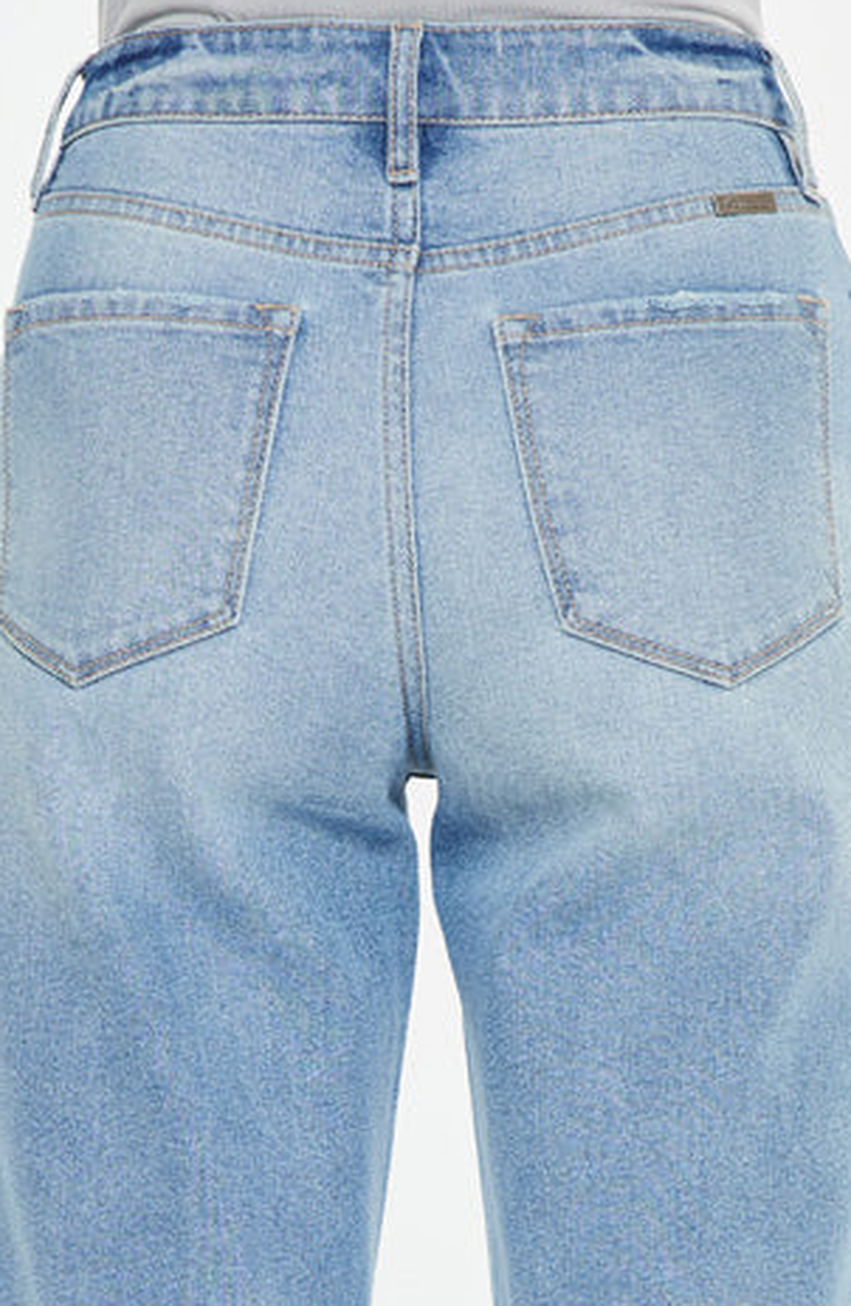 KanCan Bri Essentials High Rise Slim Wide Leg Jeans, Alternate, color, Medium Wash