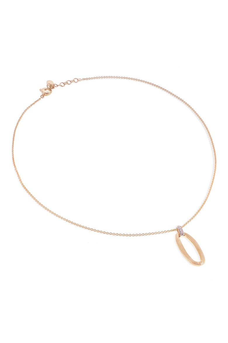 Jaipur Diamond Link Necklace, Main, color, YELLOW GOLD