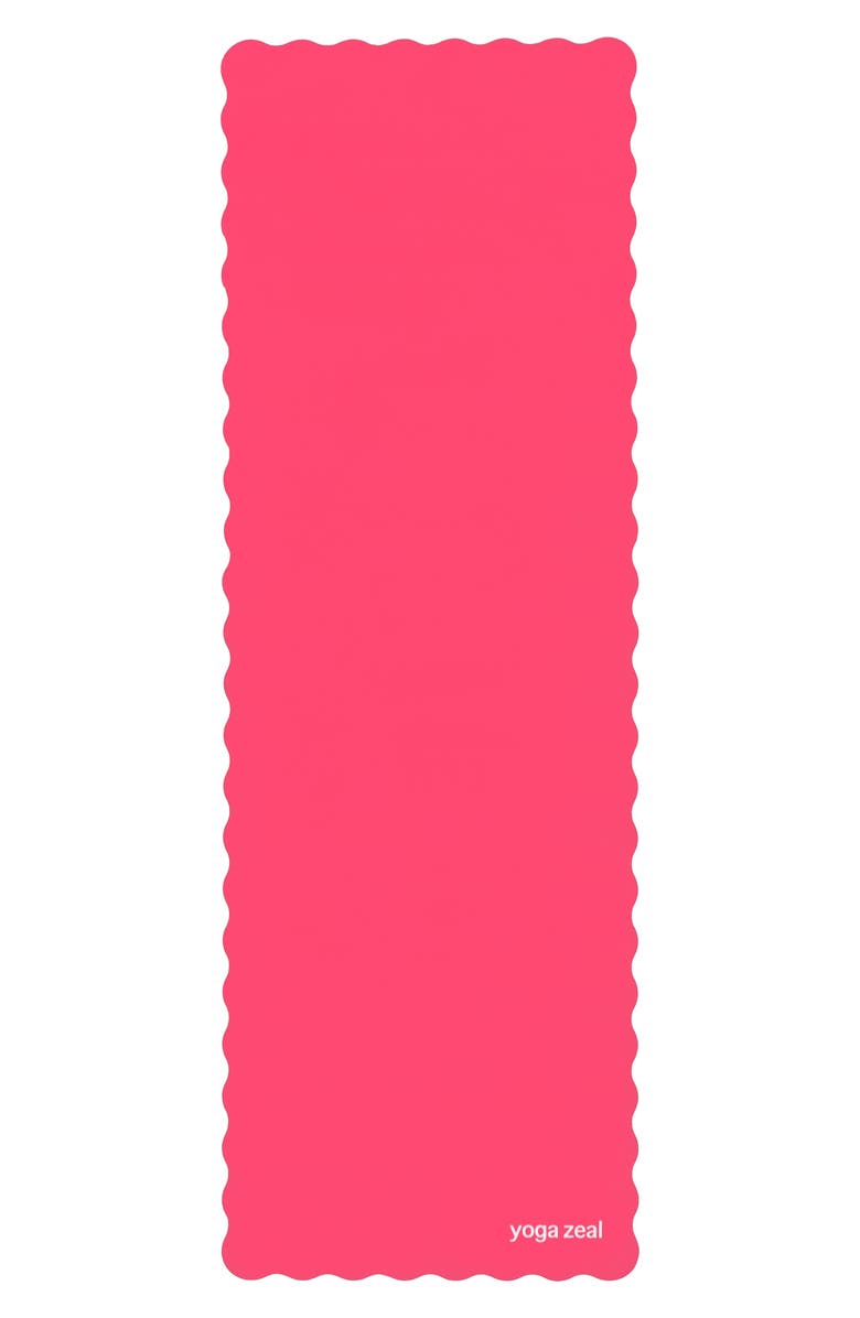 yoga zeal Scalloped Yoga Mat, Main, color,