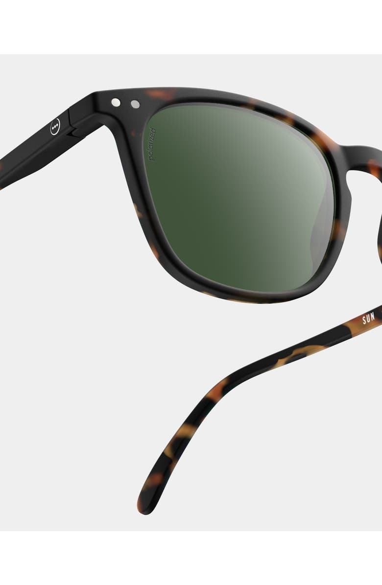 IZIPIZI #E 49mm Trapeze Sunglasses, Alternate, color, Tortoise