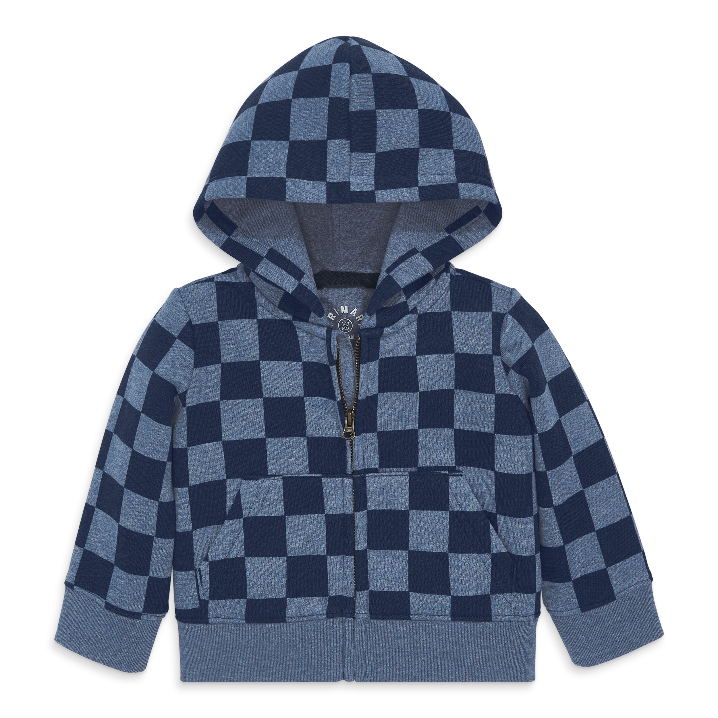 selected Heather Navy Checks