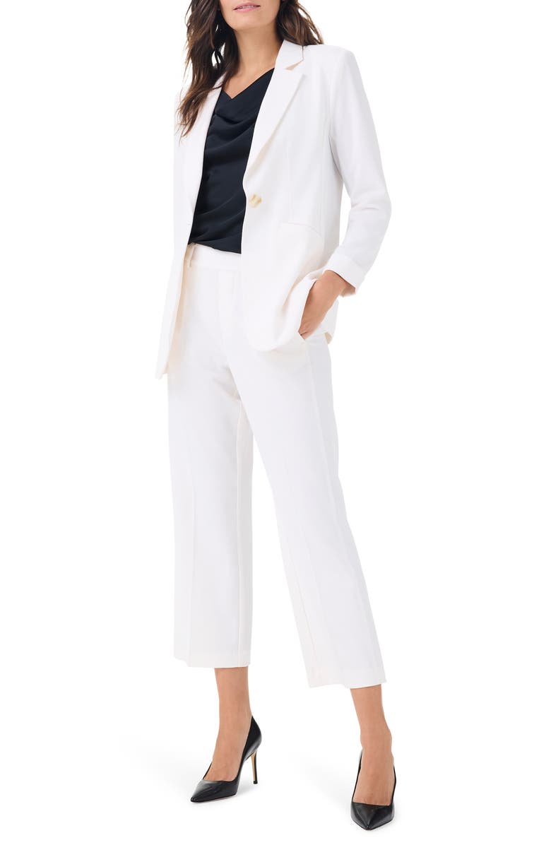 NIC+ZOE Avenue Cuffed Blazer, Alternate, color, Classic Cream