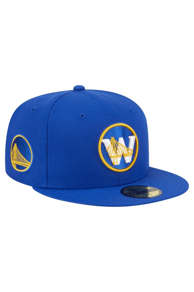 Men's New Era  Royal Golden State Warriors Deceptor 59FIFTY Fitted Hat, Main, color, Royal