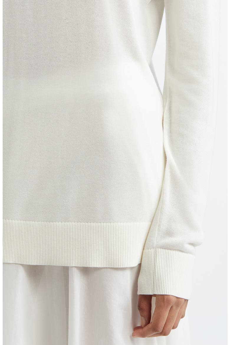 Long Sleeve Knit T-Shirt, Alternate, color, WHITE