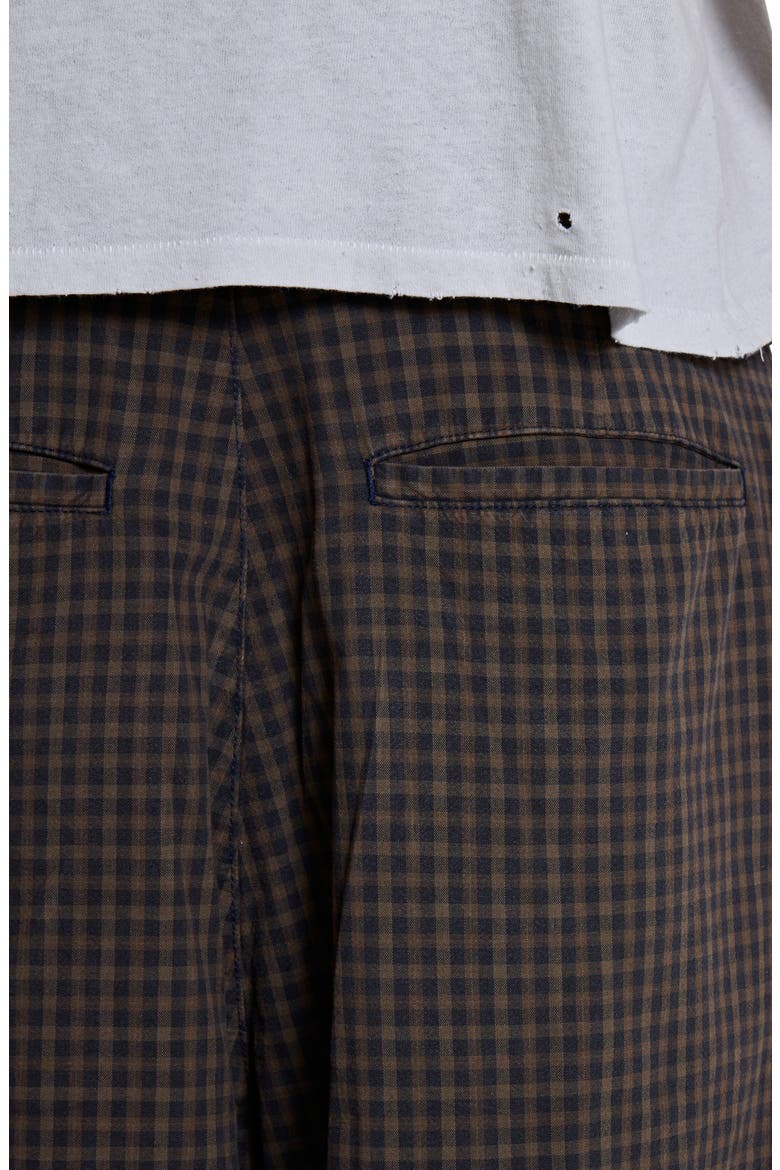 Goliath Pleated XL Check Shorts, Alternate, color, BLUE