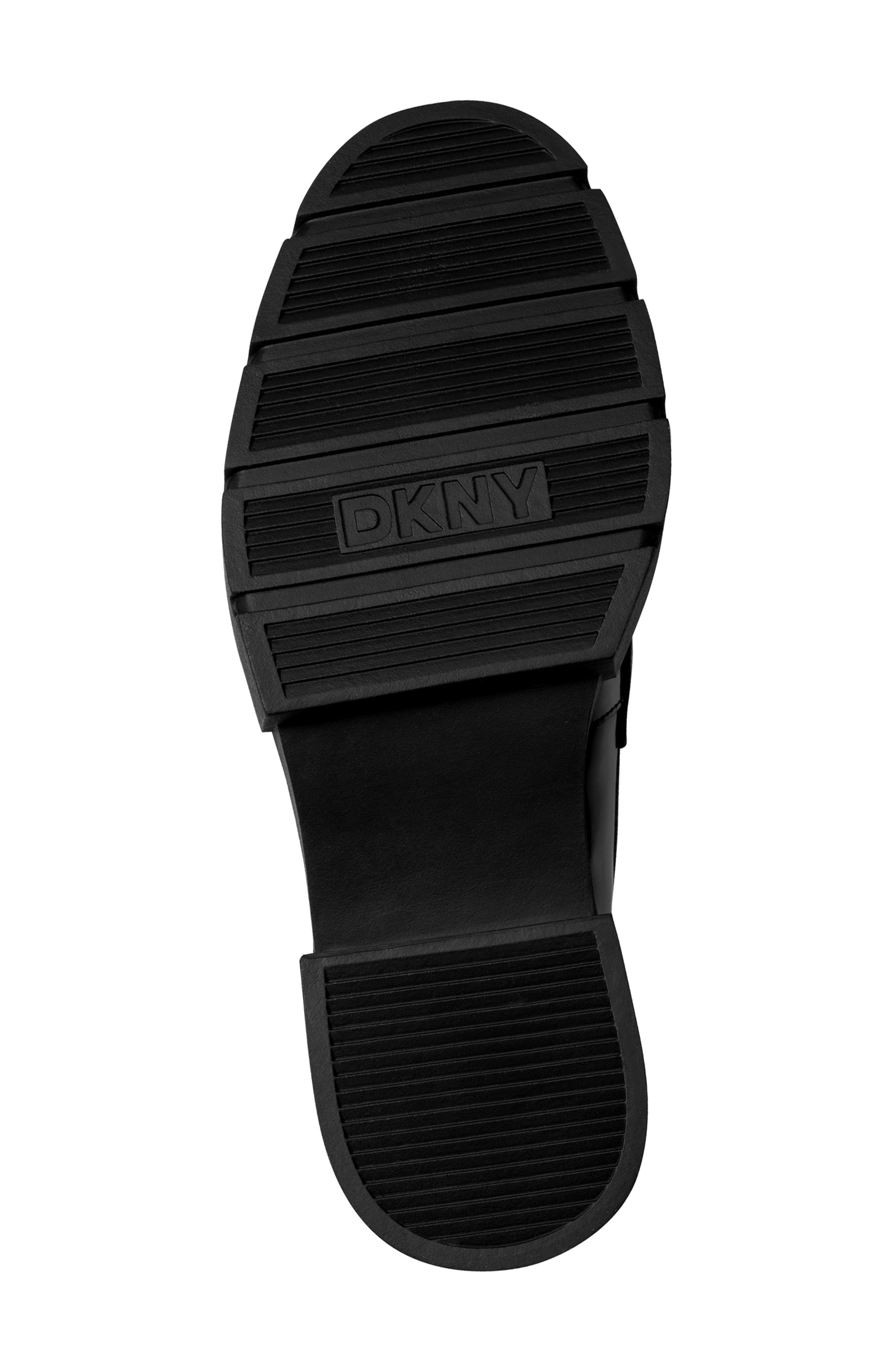 DKNY Tovella Penny Loafer Platform Pump, Alternate, color, Black