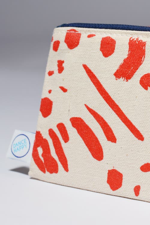 Dance Happy Be You, Not Them Pencil Case In Tango Red