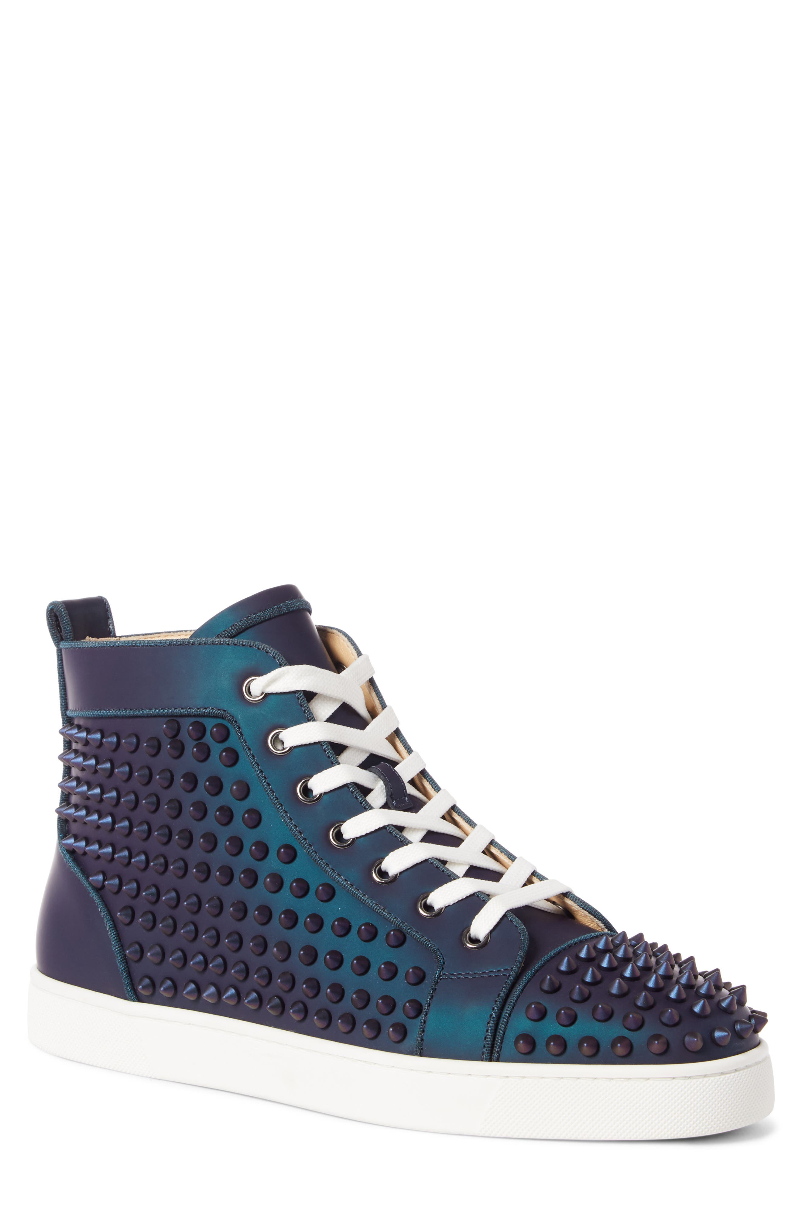 Christian Louboutin Louis Orlato Gommato High Top Sneaker, Main, color, 
