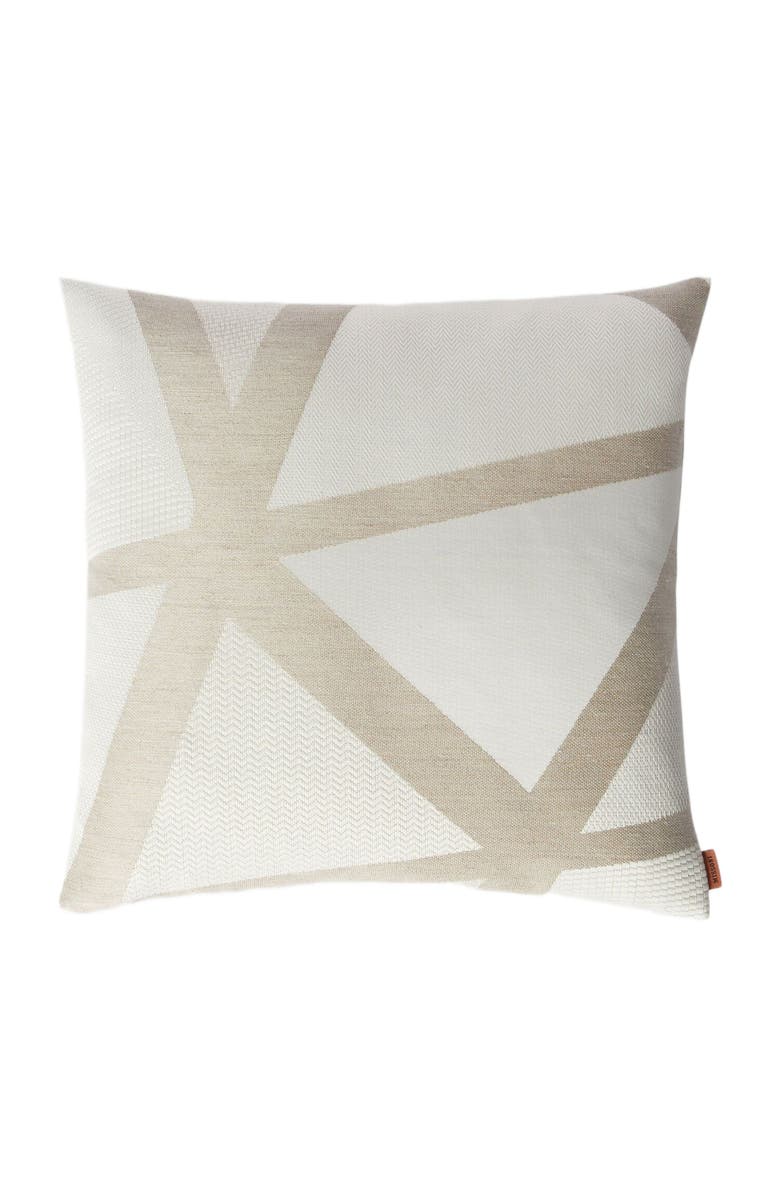 Missoni Home Nastri Relief Cushion 40x40 Cm, Main, color, Brown