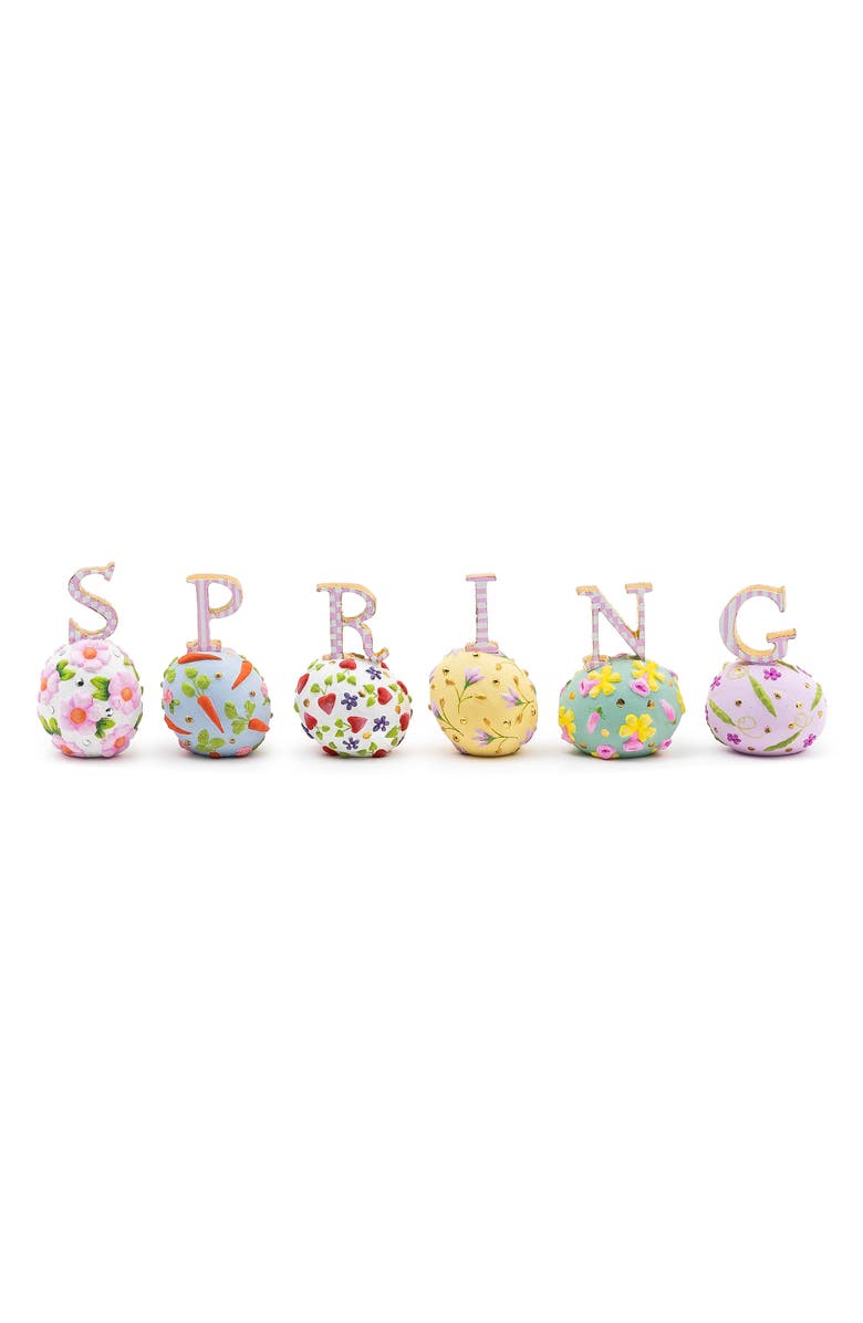 MACKENZIE CHILDS Patience Brewster Spring Letters, Main, color, Multi