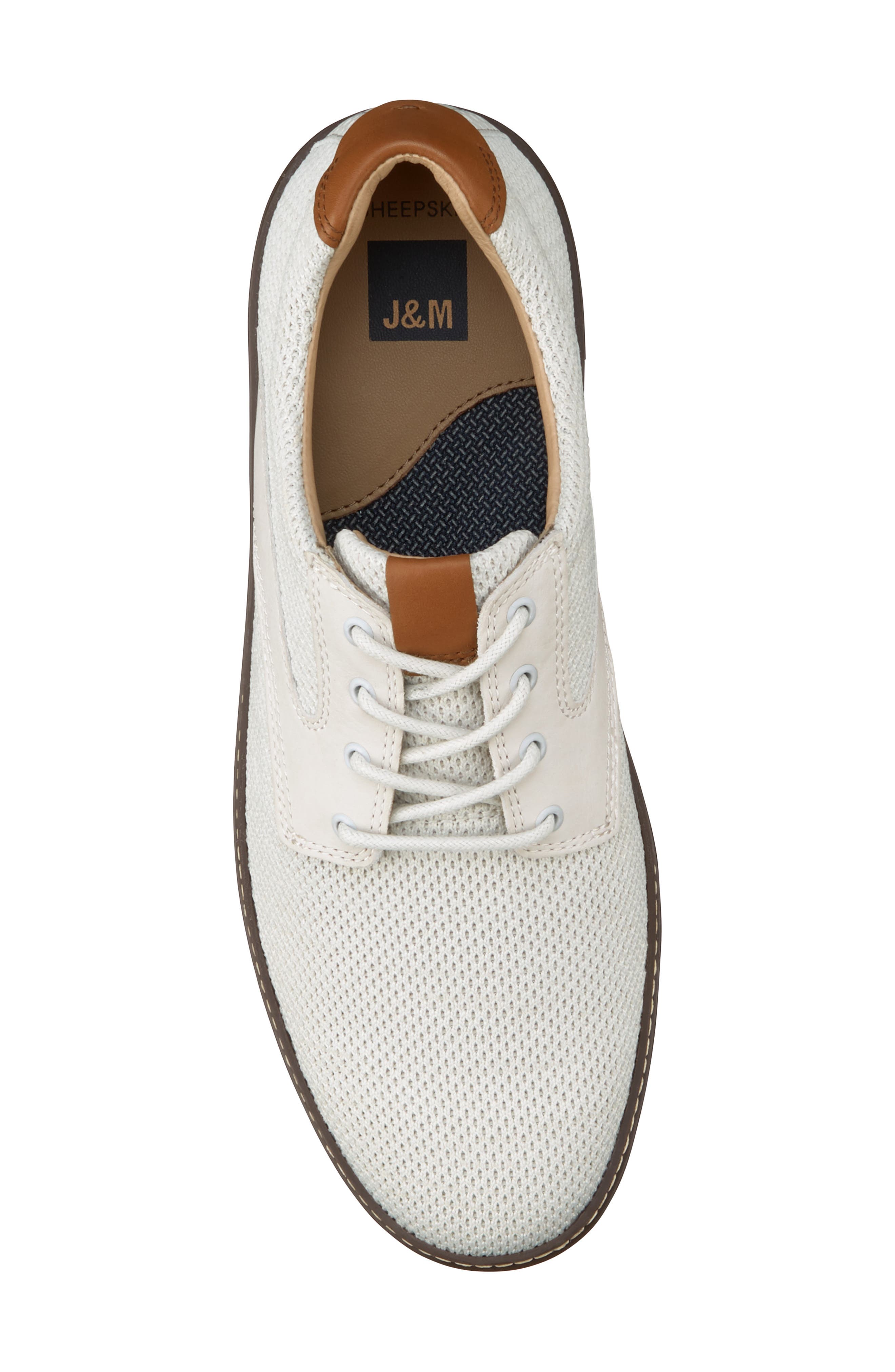 Johnston & Murphy McGuffey Knit Saddle Shoe, Alternate, color, 