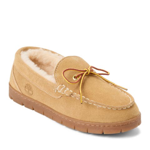 Genuine Suede Core 1 Eye Moc Slippers