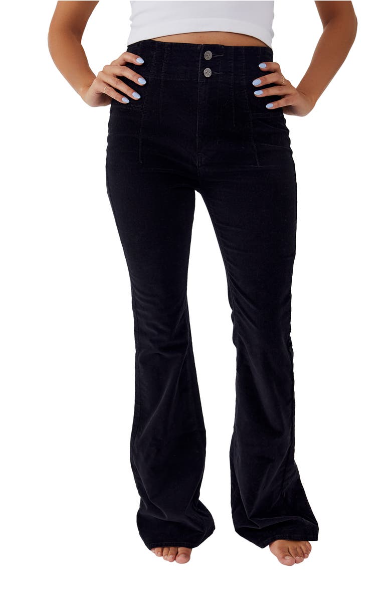 Free People We the Free Jayde Flare Leg Corduroy Pants, Alternate, color,