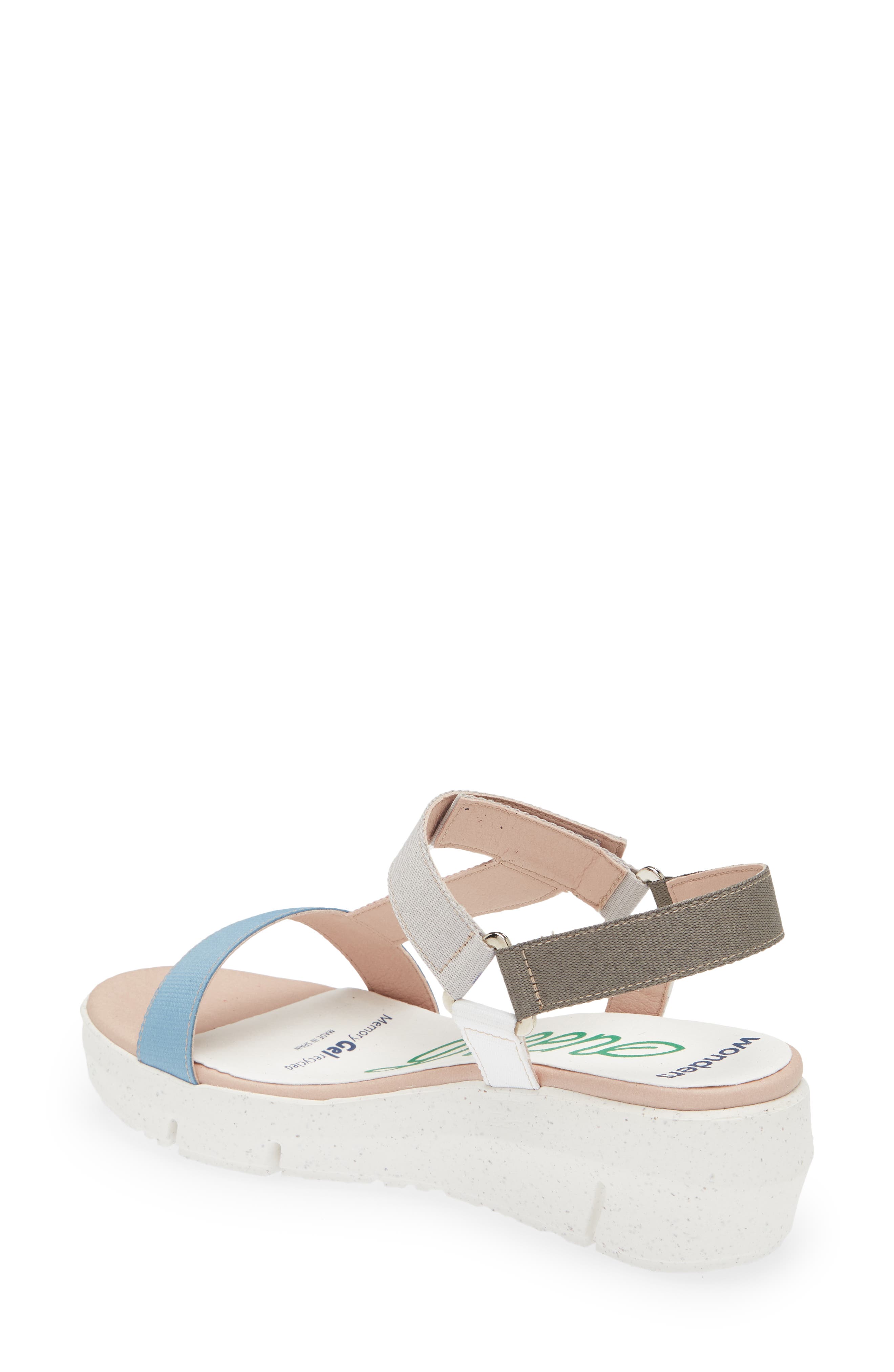 Wonders Nepal Platform Wedge Sandal, Alternate, color, 