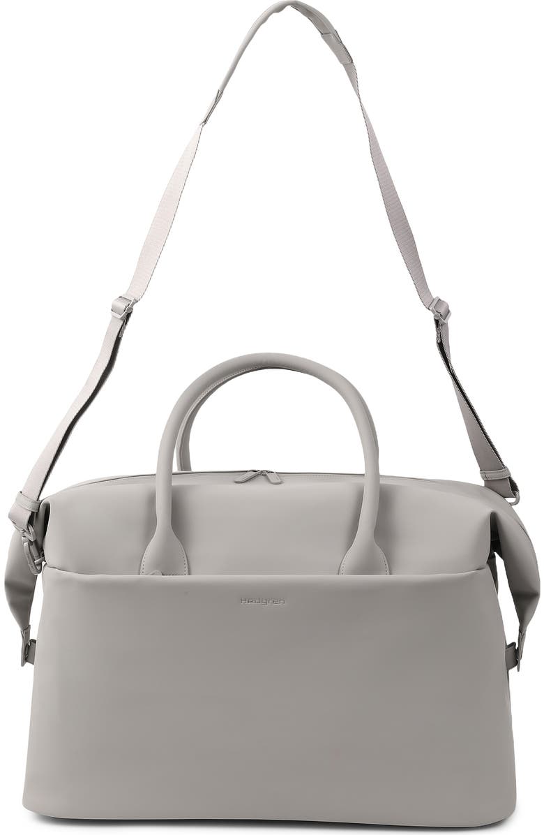Hedgren Nostos Matte Weekend Travel Bag, Alternate, color, Pebble