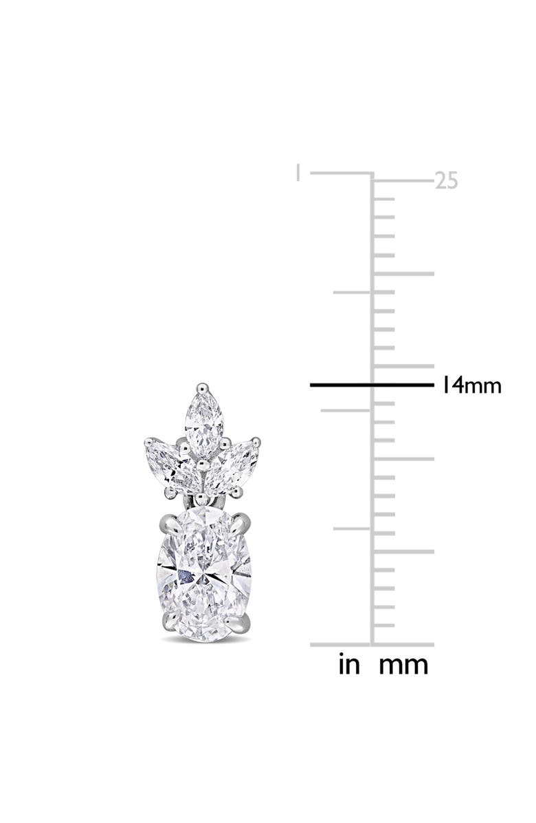 Julianna B. Lab-Grown Diamond Drop Earrings 14k, Alternate, color, White Gold