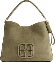 LK Bennett Lou Lou Wrap Handle Leather Shoulder Bag