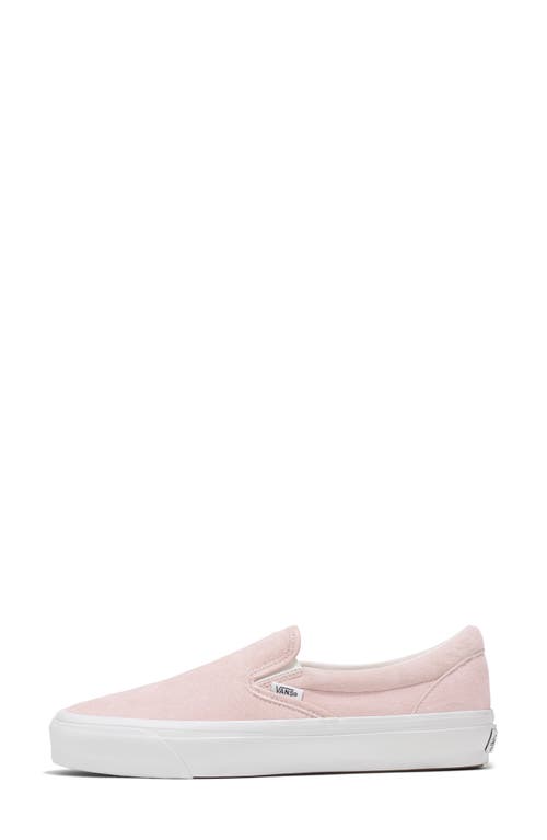 Vans Classic Slip-on Sneaker In Pig Suede Sepia Rose