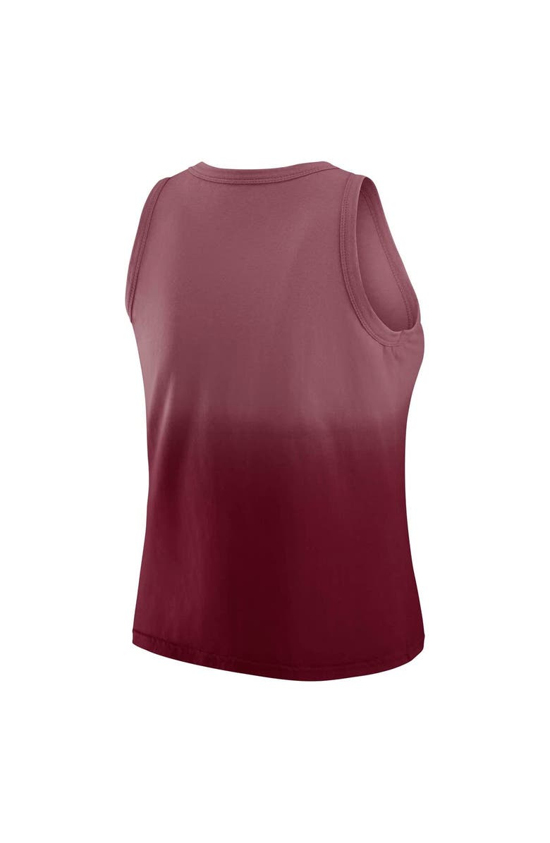 WEAR by Erin Andrews Women's WEAR by Erin Andrews x Gracie Hunt Burgundy Washington Commanders Ombre Tank Top, Alternate, color, Burgundy