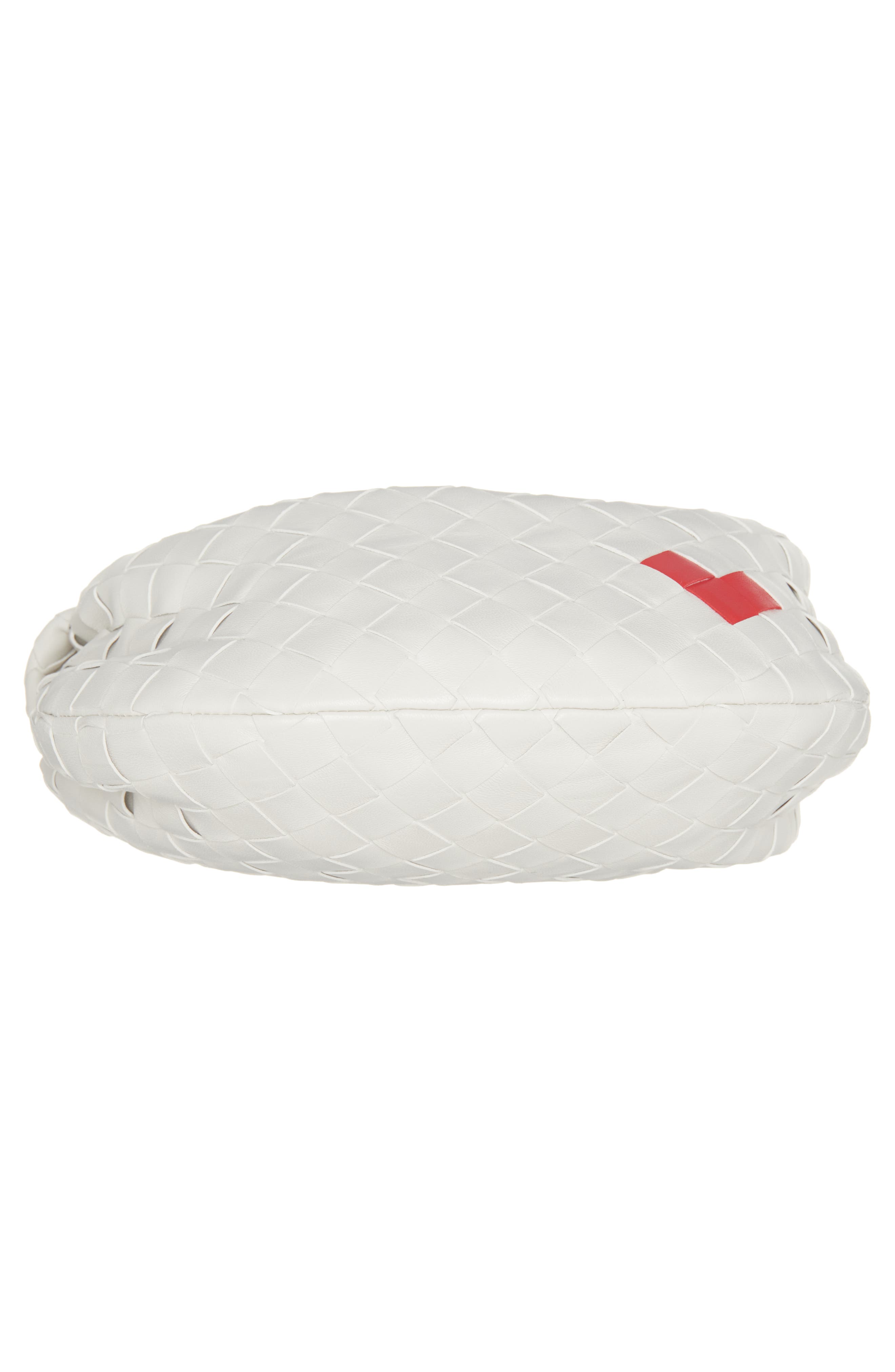 Bottega Veneta Mini Jodie Heart Intrecciato Leather Hobo Bag, Alternate, color, 