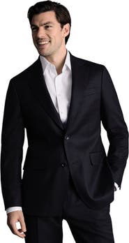 Charles Tyrwhitt Slim Fit Italian Flannel Suit Jacket