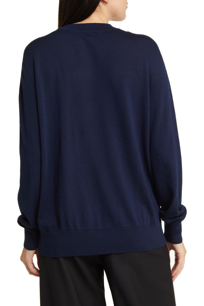 Merino Wool Sweater, Alternate, color, BLUE DARK