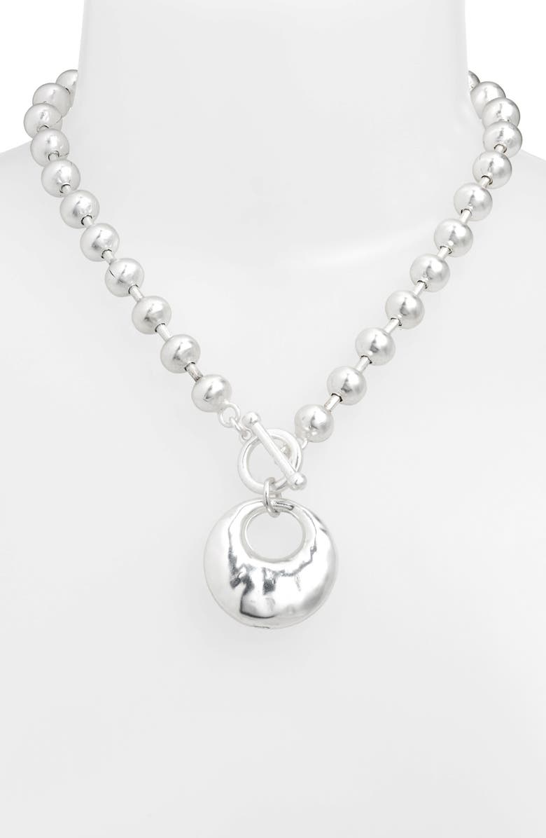 Karine Sultan Large Pendant Necklace, Alternate, color, 