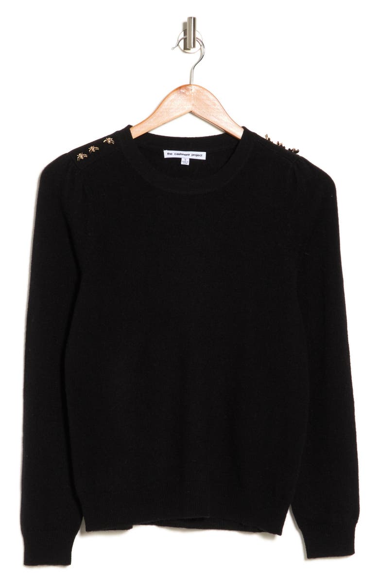 THE CASHMERE PROJECT Crewneck Cashmere Pullover Sweater, Alternate, color,