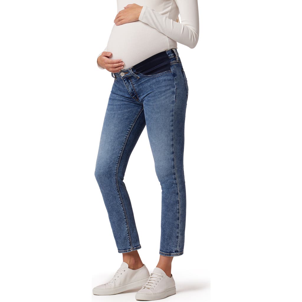 Hudson Nico Maternity Straight Ankle Jeans In Head Over Heels