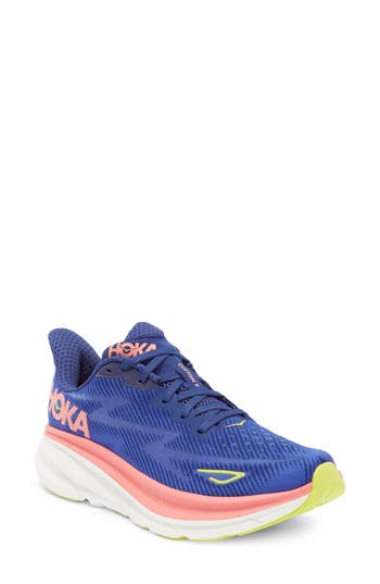 Hoka Clifton 9 Running Shoe In Animal Print