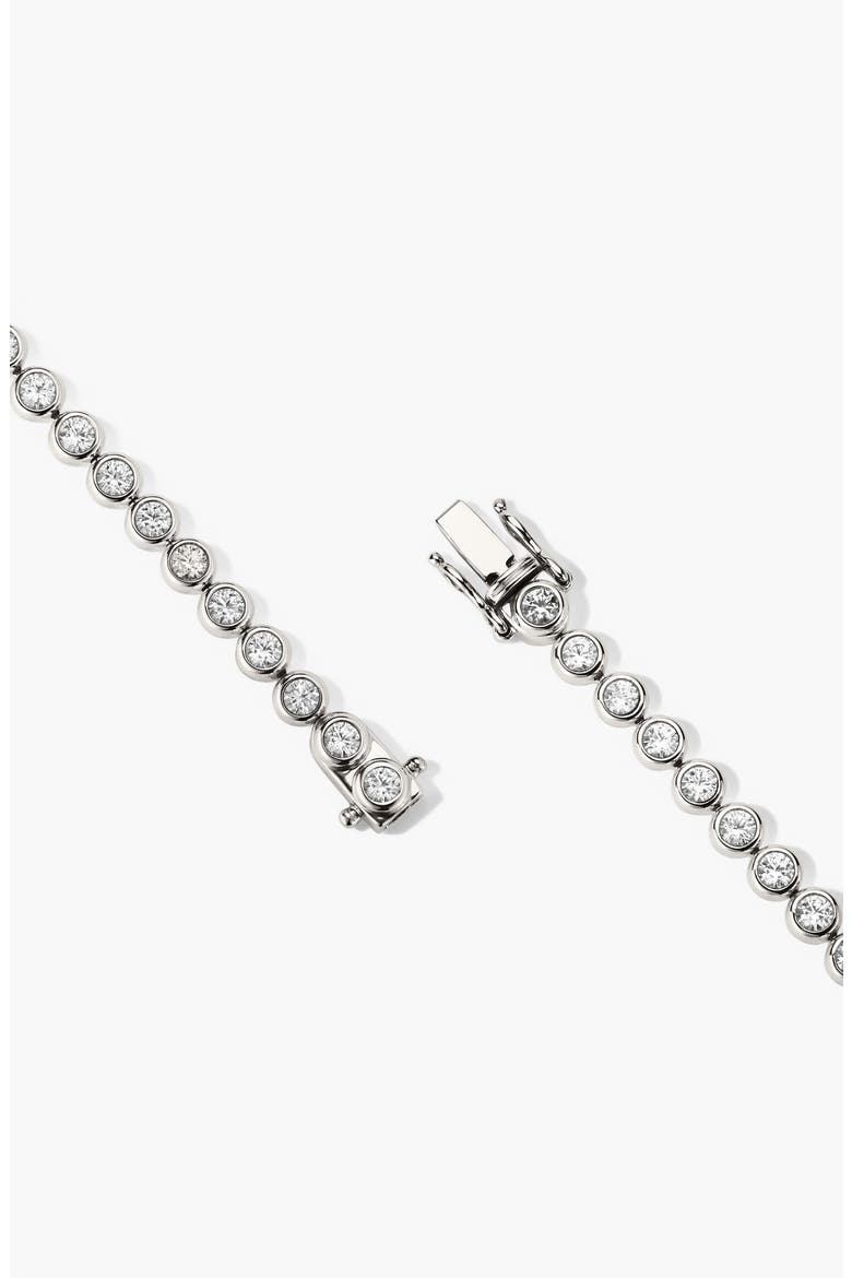 Bezel Sapphire Tennis Bracelet, Alternate, color, Sterling Silver