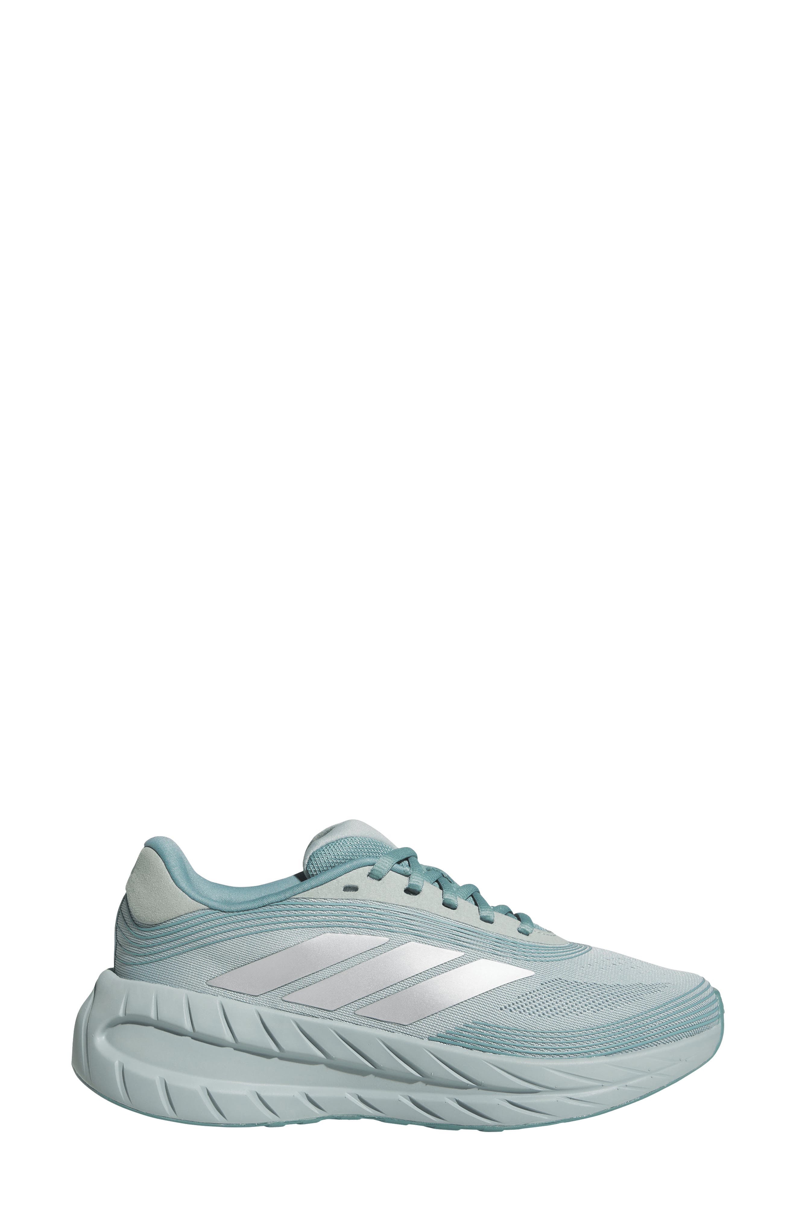 Adipure Shift Running Shoe, Alternate, color, SAGE/ GREY ONE/ SILVER GREEN