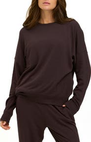Threads 4 Thought Cathy Boyfriend Feather Fleece Sweatshirt