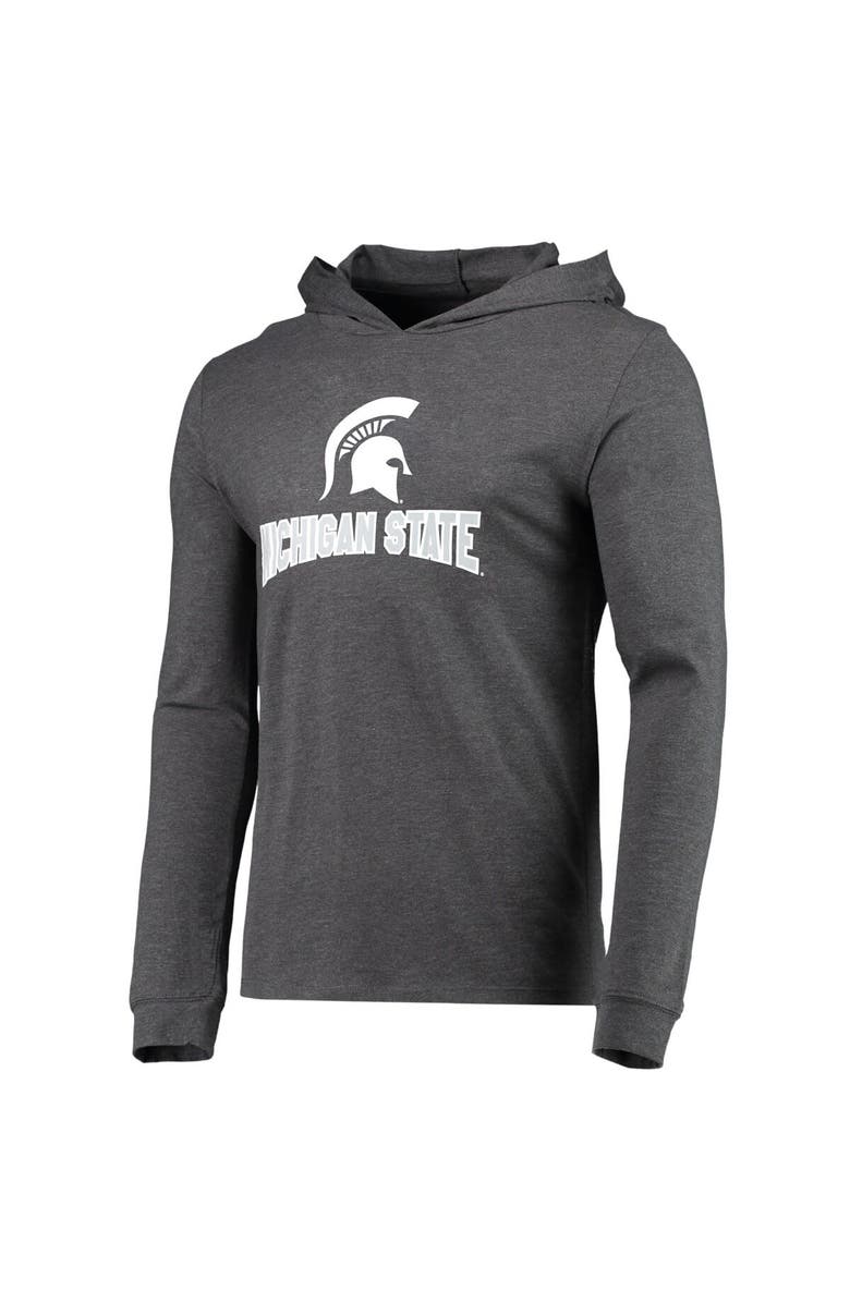 CONCEPTS SPORT Men's Concepts Sport Green/Heather Charcoal Michigan State Spartans Meter Long Sleeve Hoodie T-Shirt & Jogger Pajama Set, Alternate, color, Green