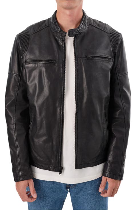 Leather Moto Jacket