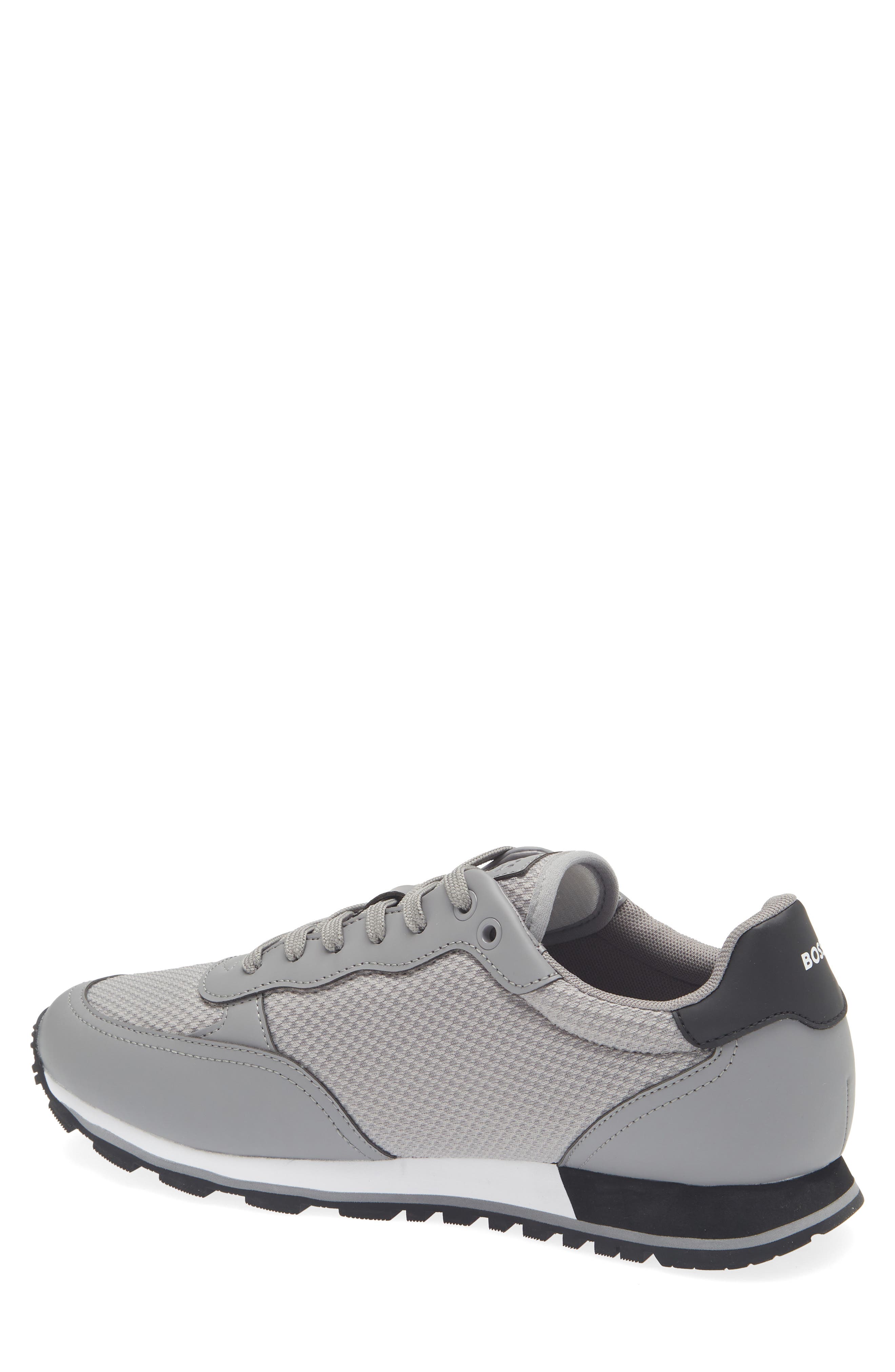 Parkour Runn Sneaker, Alternate, color, GREY/ BLACK